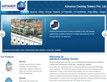 Tablet Screenshot of frpcoolingtowers.com